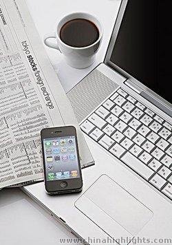 Laptop and Mobile Phone
