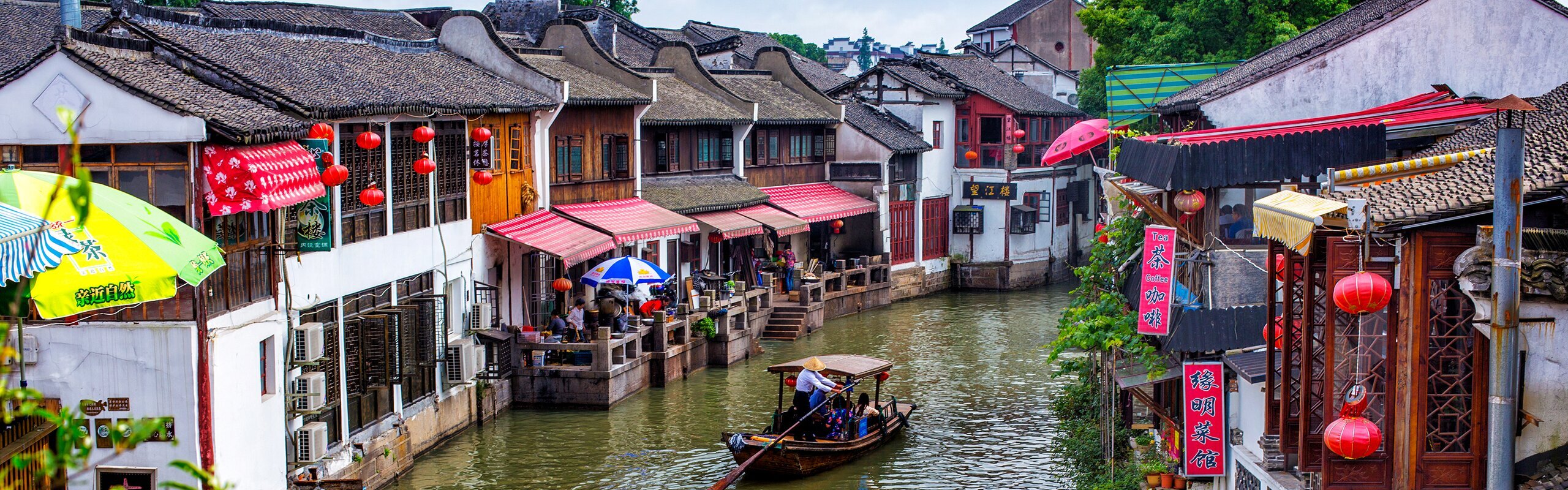 Zhujiajiao Water Town (Known as the Venice of Shanghai) 