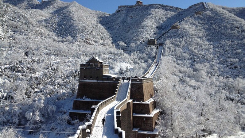 Snowy Scenery of the Great Wall