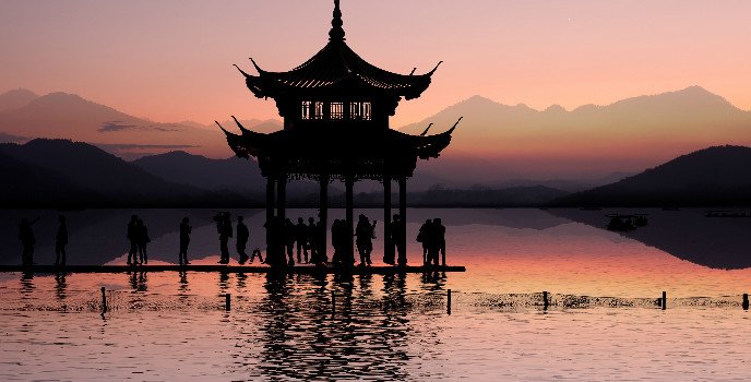Hangzhou's location in China