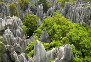 The Stone Forest in Kunming, Yunnan Province