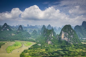 The typical karst landscape, Guilin