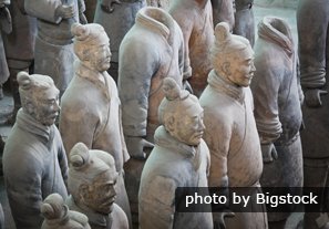 the Terracotta Warriors