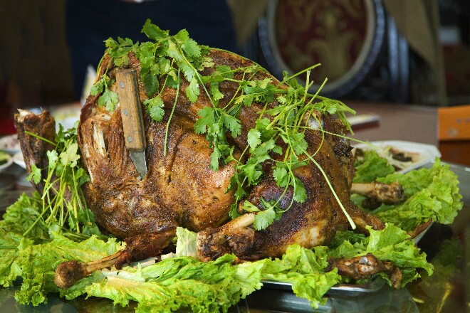 whole roast lamb
