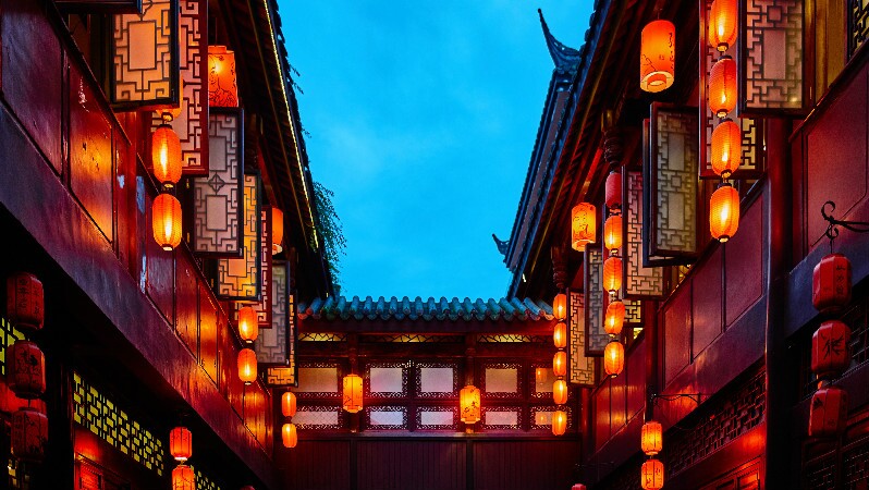 Jinli Old Street in Chengdu