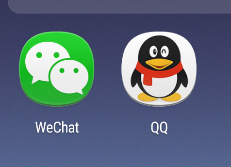 Wechat and qq