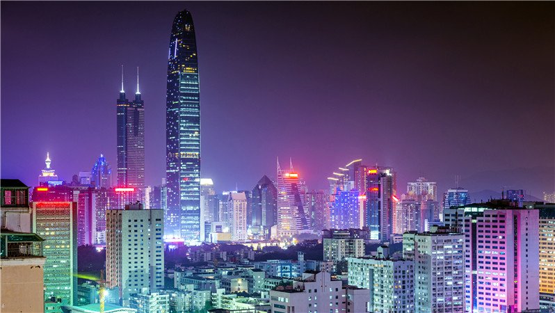 The Night View of Shenzhen