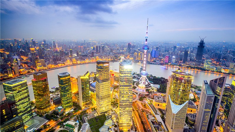 The Skyscrapers in Shanghai
