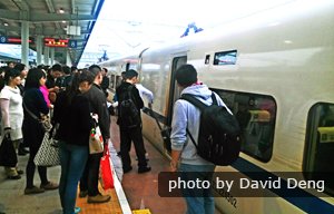 Chinese New Year travel rush