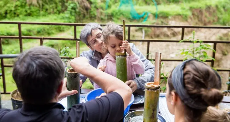 bamboo-tube rice