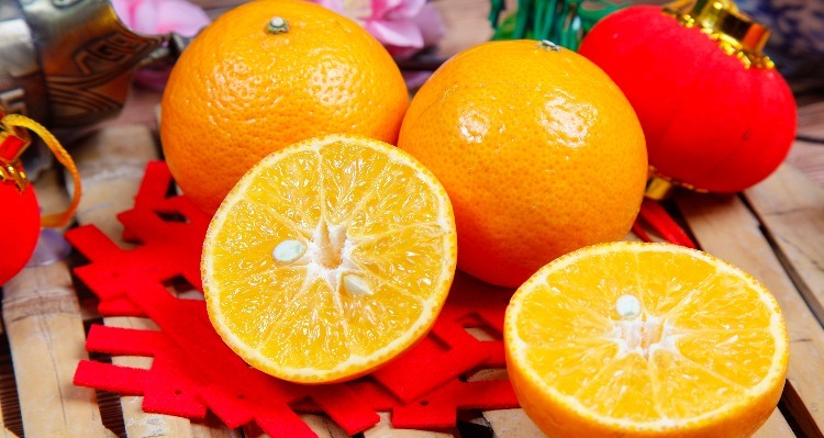 chinese new year fruits