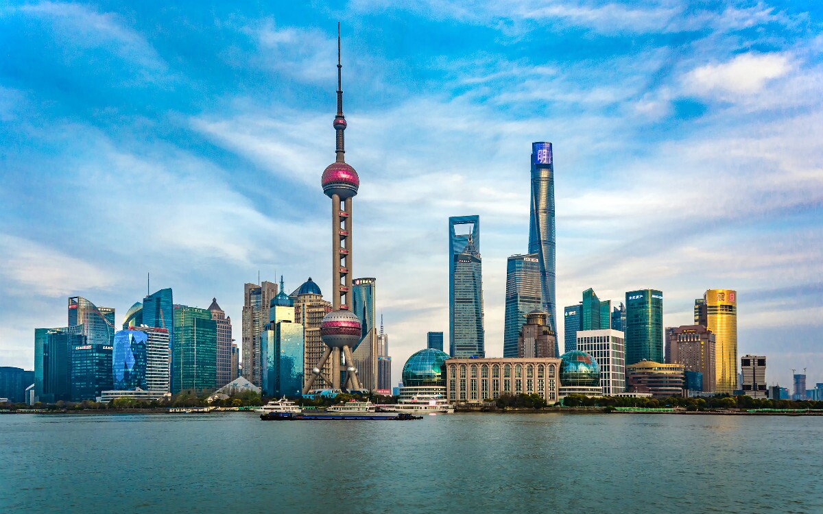 The Bund in Shanghai