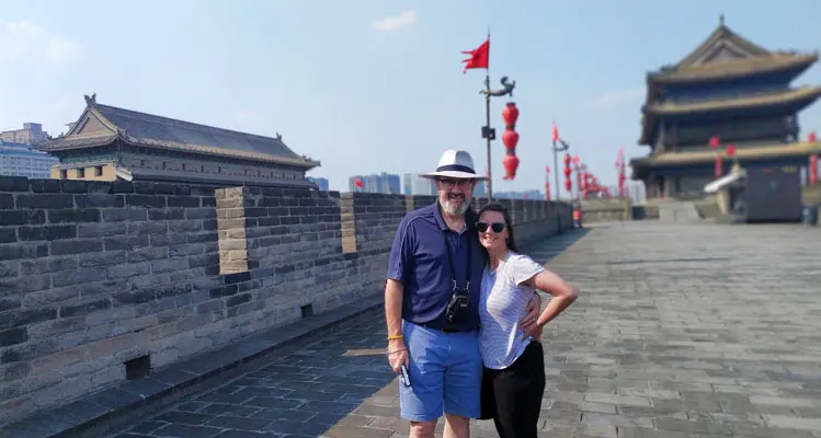 Have a walk on the ancient city wall