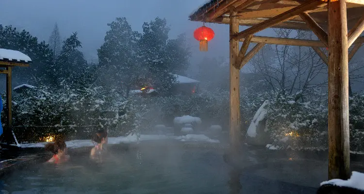 China Snow Town Hot Spring