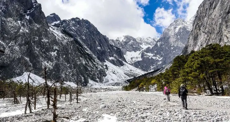 hiking in the valley