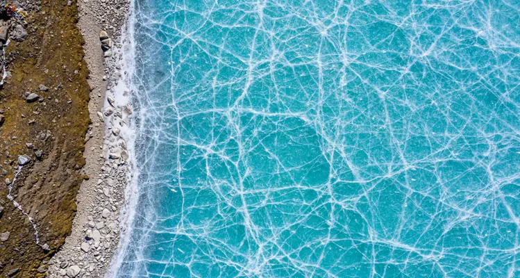 the blue ice