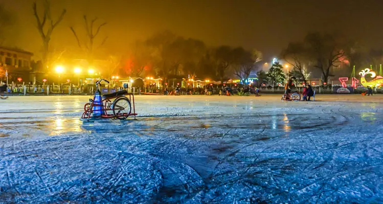 frozen lake