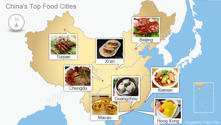 Top China Food Cities