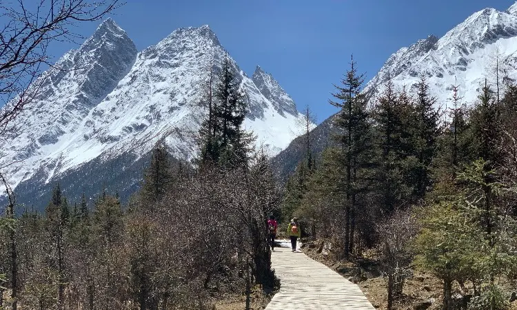 the Siguniang Mountain