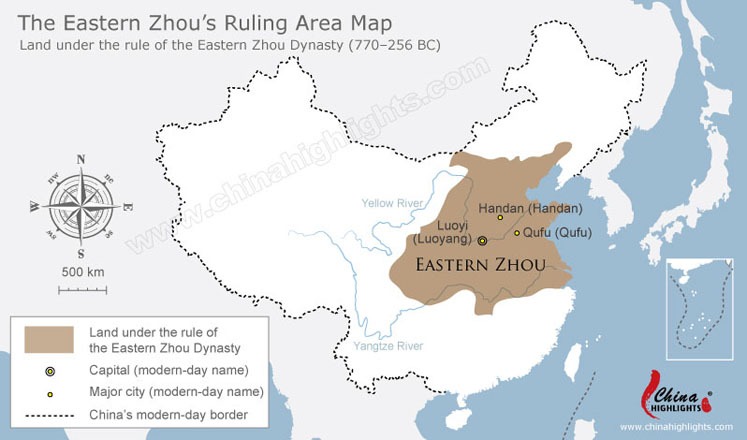 Zhou Dynasty Map
