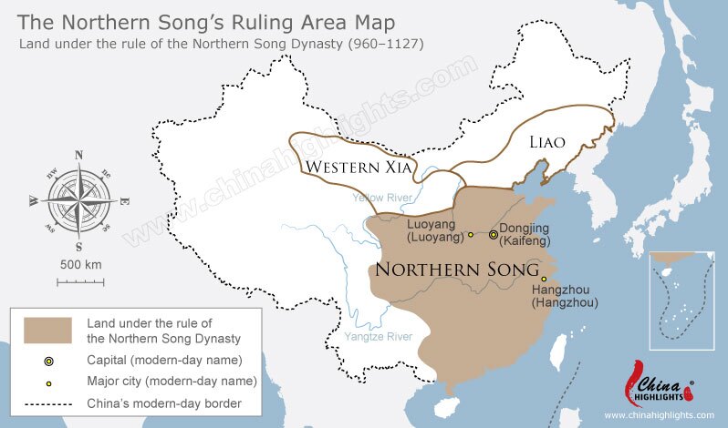 Map of Northern Song