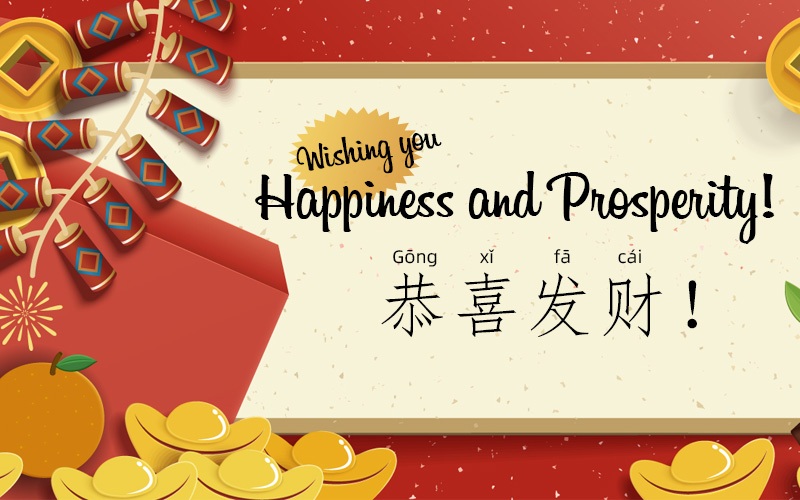 happy chinese new year greeting:gongxifacai