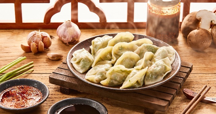 chinese new year food: dumplings