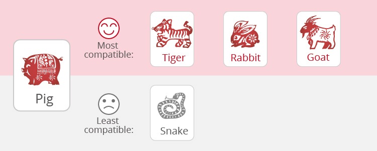 The Pig's Love Compatibility