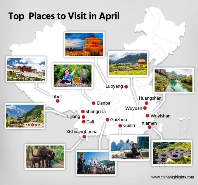 The Top 9 Places to Visit in April in China