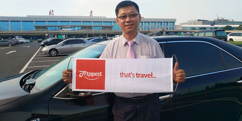 Warm and polite driver