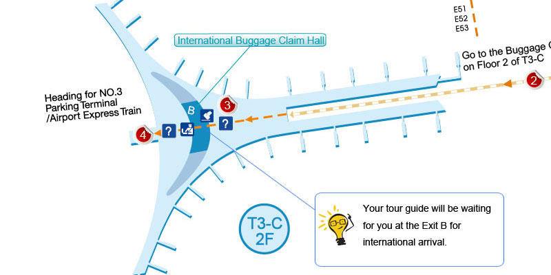 Beijing International Airport Map