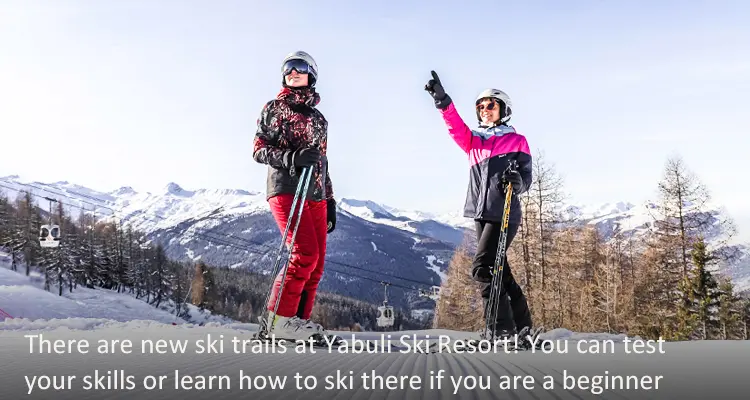 Skiing in Yabuli