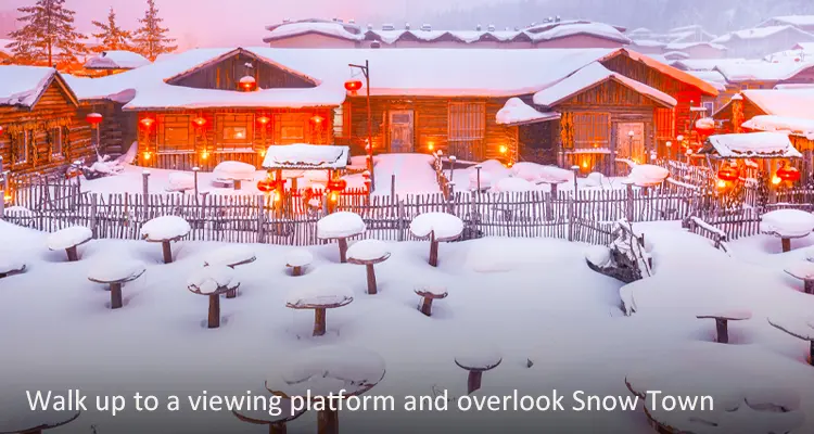 China Snow Town