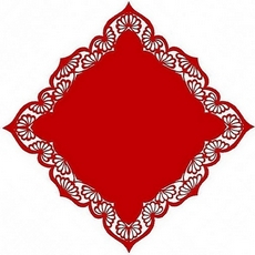 Step5 for making a Chinese Paper Cutting